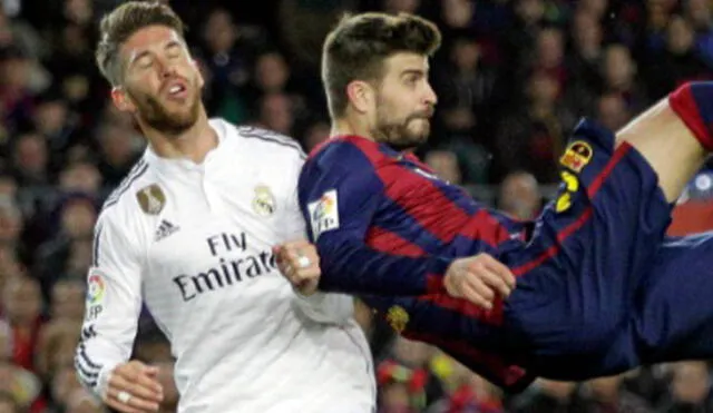 Gerard Piqué denuncia que árbitros favorecen al Real Madrid y desata la furia de Sergio Ramos