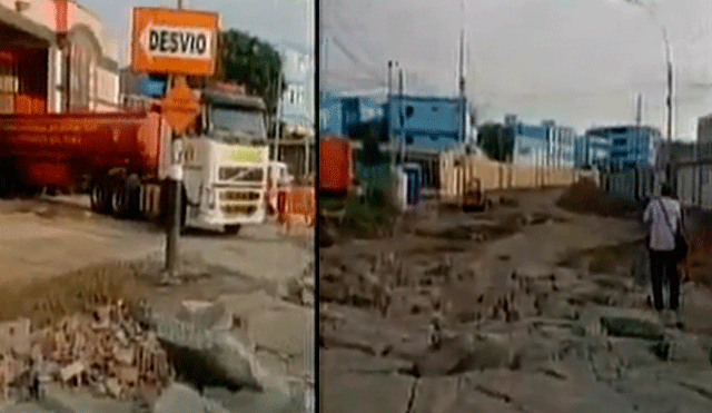 Callao: obra municipal impide paso de Bomberos para atender emergencias [VIDEO]