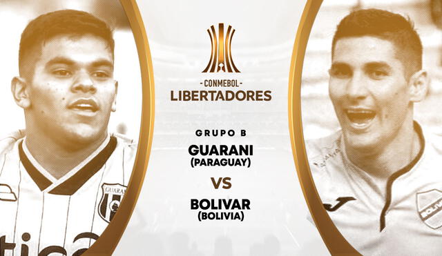 Guaraní vs. Bolívar EN VIVO por el Grupo B de la Copa Libertadores en Paraguay. Foto: Diseño GLR