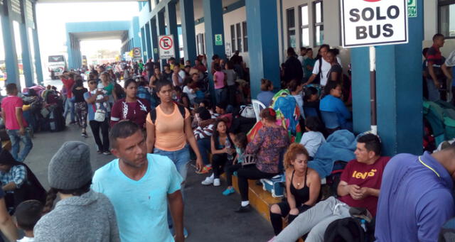 Migraciones espera que hoy ingresen poco menos de 5 mil venezolanos al Perú [VIDEO]