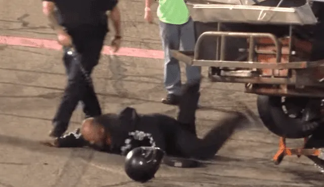 YouTube: el preciso momento en que policía neutraliza a piloto con su pistola láser [VIDEO]