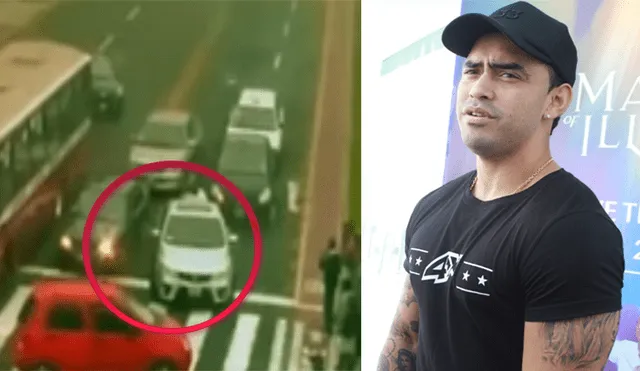 Diego Chávarri es acusado de huir de un accidente automovilístico en Miraflores [VIDEO] 