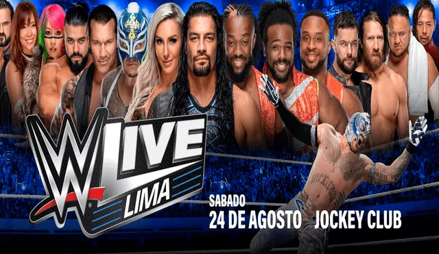 Este sábado 24 de agosto se realizará el WWE Live Lima con las mejores superestrellas del momento. | Foto: Move Concerts