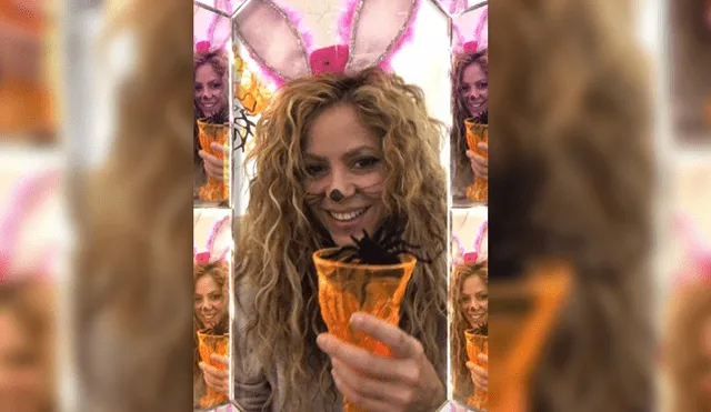  Shakira se caracteriza de conejita para Halloween y enamora a fans de Instagram [VIDEO]