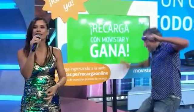 EEG: Mathías Brivio cayó aparatosamente y María Pía Copello se burla [VIDEO]
