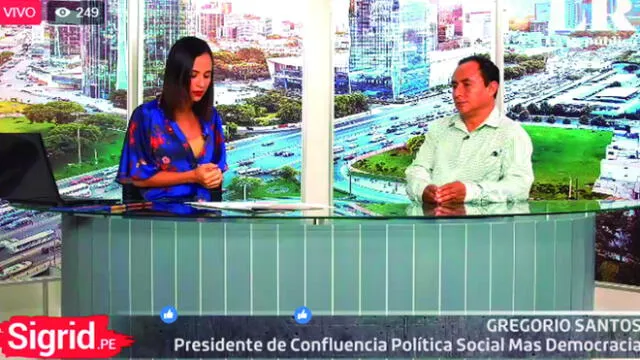 Sigrid.pe: Entrevista al ex gobernador regional de Cajamarca Gregorio Santos