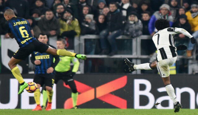 Juventus vs. Inter de Milán: Cuadrado le dió la victoria a la ‘Vecchia Signora’ con un soberbio golazo