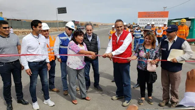 Aperturan autopista Matarani - Mollendo en Arequipa