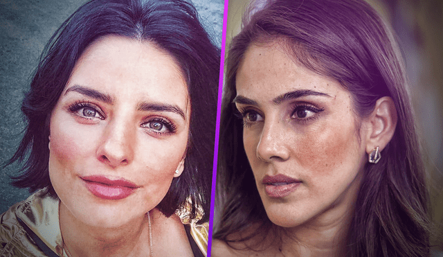 Sandra Echevarría se convirtió en blanco de duras críticas por comentar publicación de Aislinn Derbez. Foto: Composición