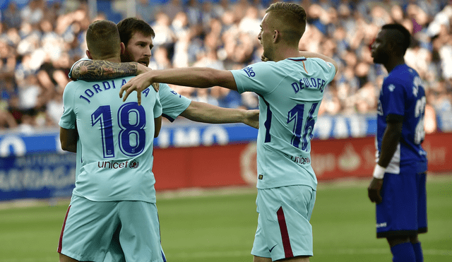FC Barcelona venció 2-0 al Alavés con doblete de Lionel Messi por la fecha 2 de la Liga Santander [GOLES]