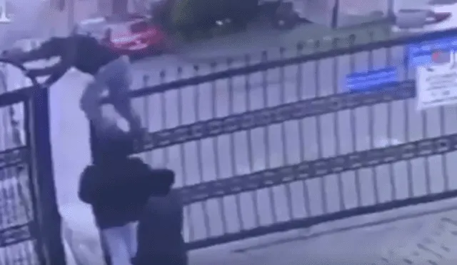 Facebook viral: Ladrón quería robar en zona residencial, pero reja eléctrica le hace 'calzón chino' [VIDEO]