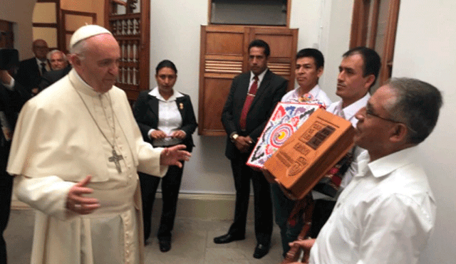 Papa Francisco en Perú: presos le entregaron presentes en Nunciatura Apostólica