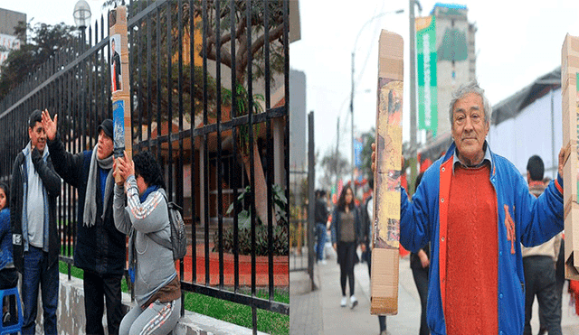 Facebook viral: vecinos vendieron periscopios hechos de cartón para ver la Parada Militar [FOTOS]