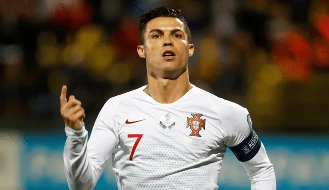Cristiano Ronaldo marcó cuatro goles en la victoria de Portugal sobre Lituania por la fecha 6 del Grupo B de las Eliminatorias rumbo a la Eurocopa 2020. | Foto: EFE