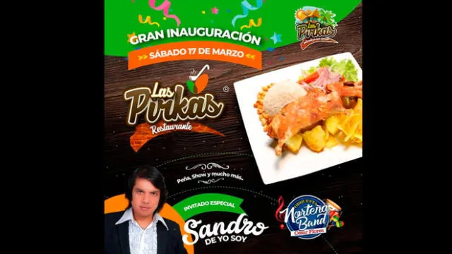 Chiclayo: Inaugurarán local con la presencia de Sandro de Yo Soy