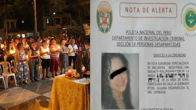 Adolescente desaparecida envía mensaje desde Facebook mientras realizaban vigilia por su vida