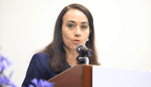 Ministra Ana Revilla lamentó sus expresiones previas sobre no referirse al feminicidio en El Agustino. Foto: Ministerio de Justicia.
