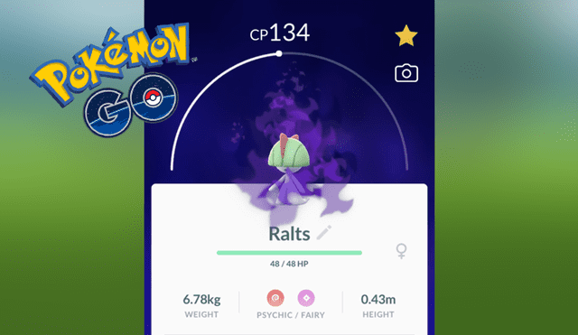 Ralts aparece en su variante de pokémon oscuro a Pokémon GO