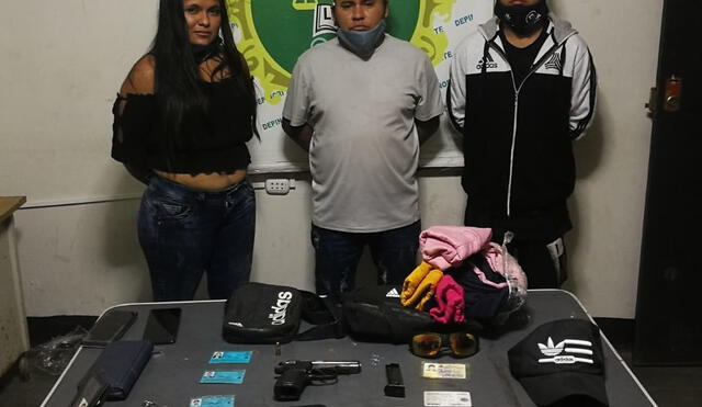 Tres presuntos raqueteros fueron capturados en el distrito de La Esperanza.