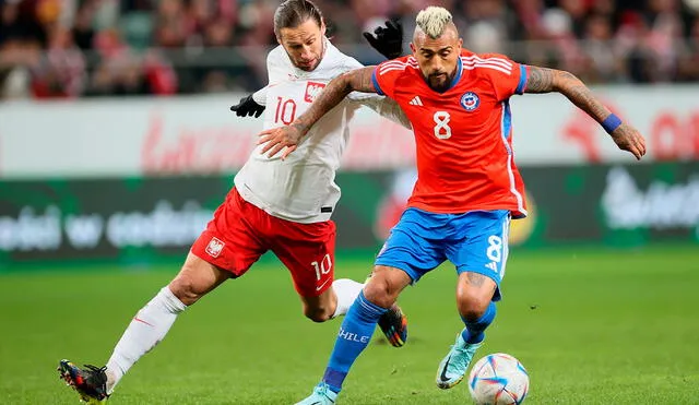 La selección de Polonia enfrenta a Chile como último 'sparring' para Qatar 2022. Foto: EFE