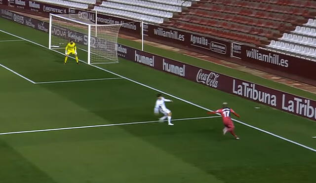Luis Advíncula jugó 25 minutos en el duelo entre Rayo Vallecano y Albacete por la Liga SmartBank. Foto: Captura de Youtube