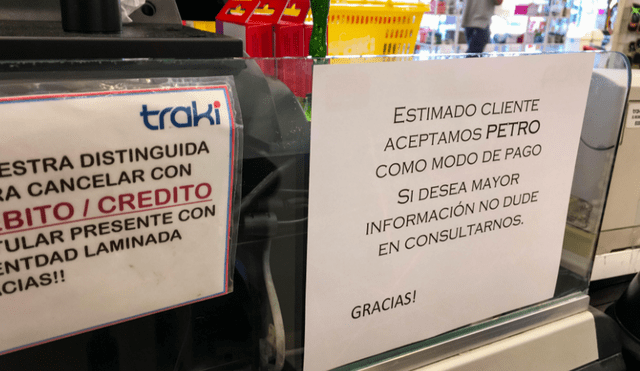 Twitter: Venezolanos cuestionan uso de criptomoneda en tienda departamental