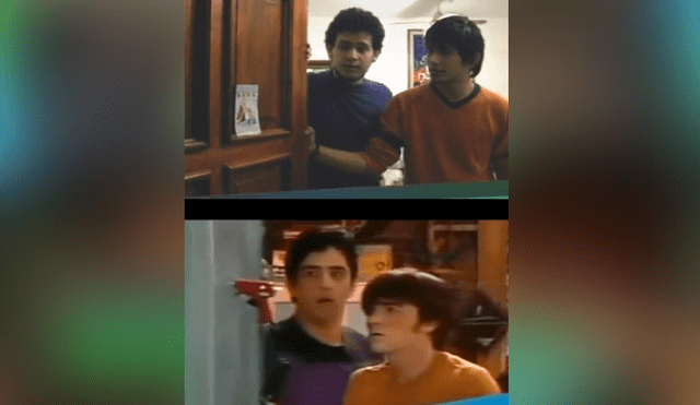 Un par de hermanos sorprendieron a miles con su curiosa imitación de Drake y Josh.