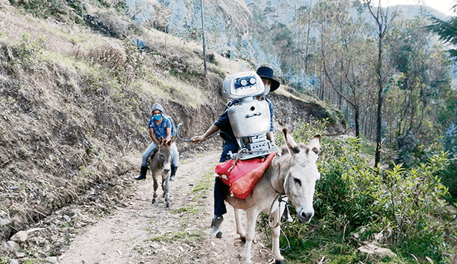 Robot Kipu walter velásquez Foto: Andina