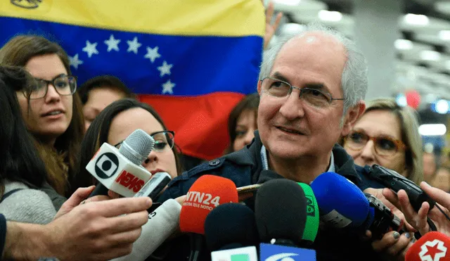 Antonio Ledezma llegó a España tras huir de Venezuela