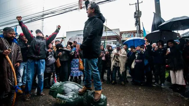Protestas en Chile. Foto: Difusión