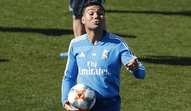 El brasilero de 28 años, Casemiro, es mediocampista de Real Madrid.