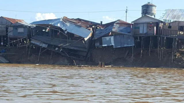 Loreto: lluvias intensas causaron el colapso de 7 viviendas y un puente [FOTOS]