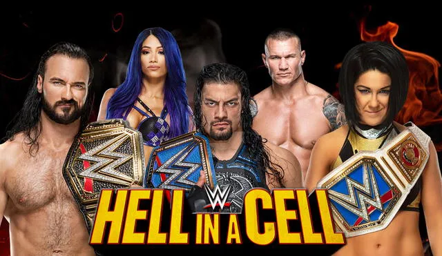 WWE Hell in a Cell 2020 se realizará en Orlando, Florida este domingo 25 de octubre. Foto: Composición
