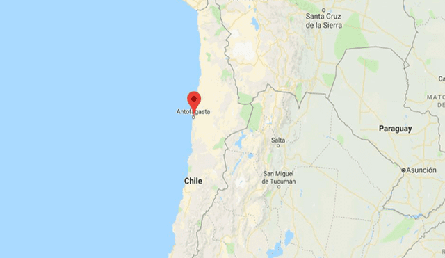 Sismo de 5.4 se remece las regiones de Atacama y Antofagasta en Chile