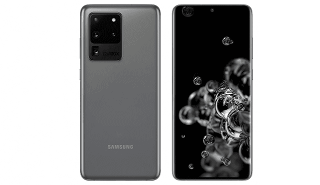 El Samsung Galaxy S20 Ultra llega con un lente de 108 megapíxeles.