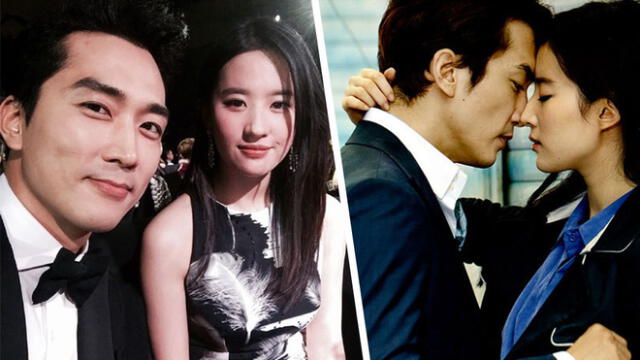 Song Seung Heon y Liu Yifei fueron pareja tras protagonizar una película juntos