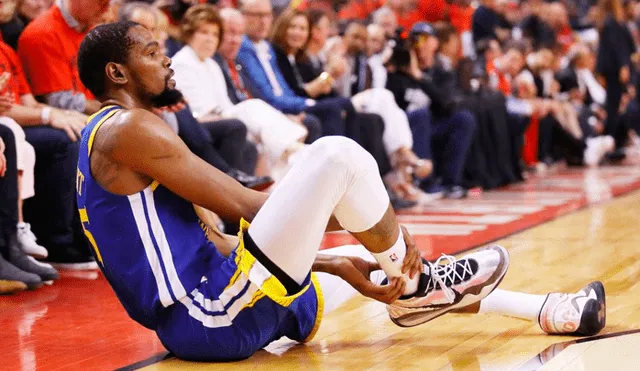 NBA PlayOffs 2019 Finals: la escalofriante lesión de Kevin Durant que preocupa a los Warriors