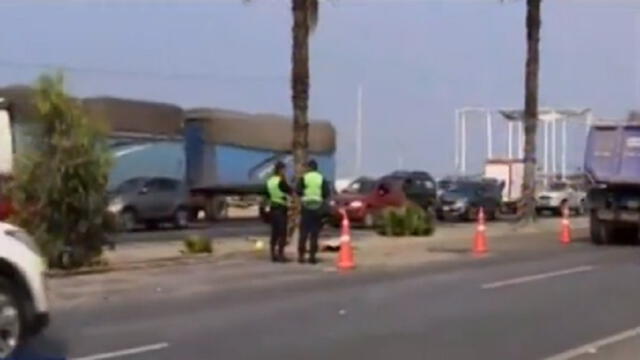 Lurín: un muerto y tres heridos dejó accidente vehicular en la Panamericana Sur [VIDEO]