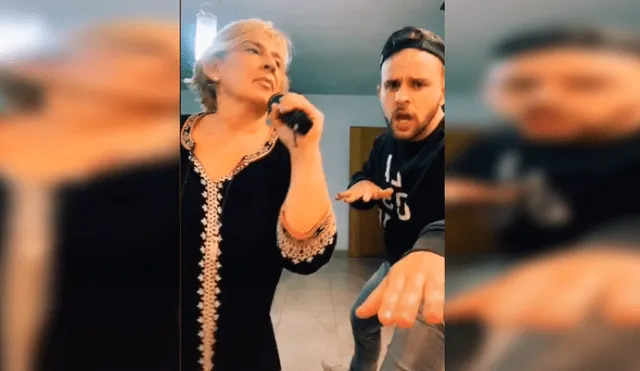 Desliza a la izquierda para ver más de esta divertida coreografía que realizaron esta mamá junto a su hijo. (Foto: captura)