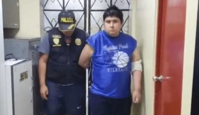 El sujeto fue identificado como Jorge Arias Valenzuela. (Foto: Captura video)