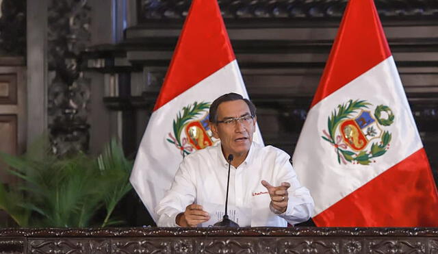 Martín Vizcarra confirma 234 casos de coronavirus en el Perú. Foto: Presidencia.