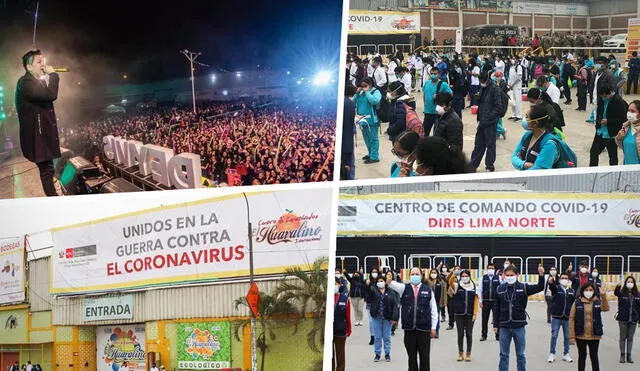 Desde mayo, personal de la Diris Lima Norte recibe llamadas de pacientes que tendrían coronavirus en El Huaralino. Composición: La República.