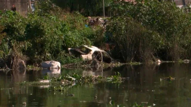 El Río Reconquista, donde se produjo el hallazgo del cuerpo hace dos semanas. Foto: Infobae