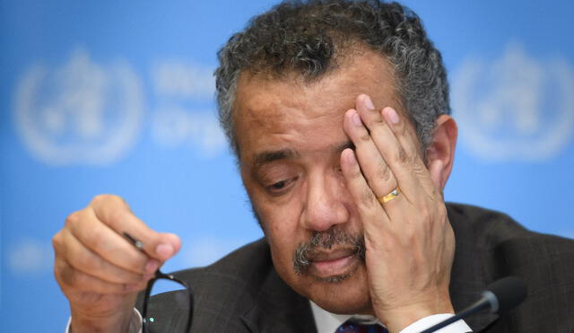 Tedros Adhanom Ghebreyesus, director de la OMS. Foto: AFP.