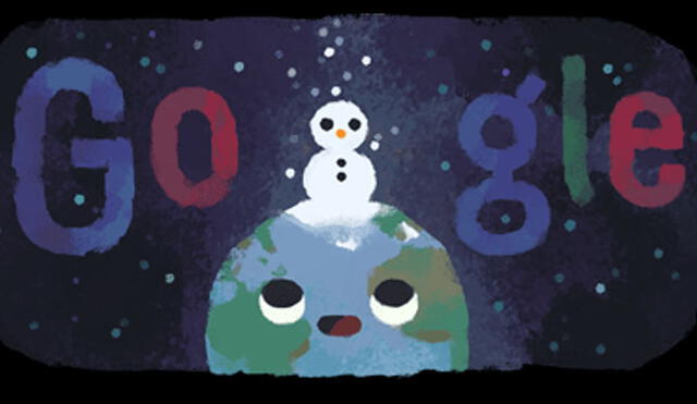 Solsticio de invierno: Google presenta doodle del día más corto del año