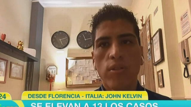 John Kelvin pide ayuda a Gobierno peruano para salir de Italia