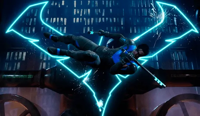 Nightwing es uno de los protagonistas de Gotham Knights. Fotocaptura: Warner Bros. Montreal.