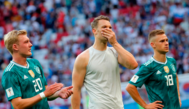 Alemania vs Corea del Sur: tristeza en el equipo teutón por quedar eliminados [VIDEO]