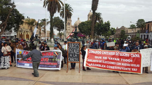 Protesta en el sur contra los actos de corrupción en el Poder Judicial y CNM [EN VIVO] 