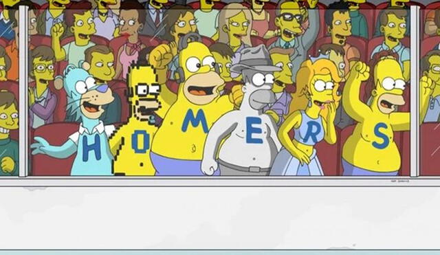 Homero y sus versiones alternas que podrán verse en el capítulo especial de los Simpson. Foto: Fox